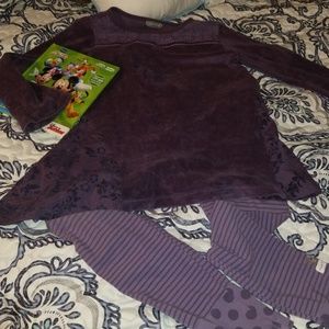 Naartji Girls purple pants outfit